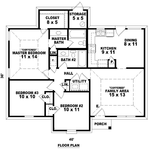 8109 3 Bedrooms And 2 Baths The House Designers 8109